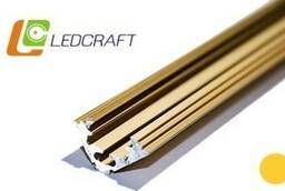 Профиль угловой Ledcraft LC-P3-1PB 1м золото
