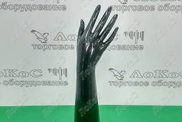 Рука женская прямая, черный глянец, РЖ-1