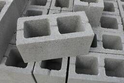 Шлакоблок 20x20x40 бетонный стеновой камень
