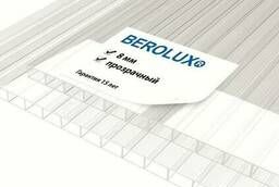 Сотовый поликарбонат Berolux 8 мм прозрачный