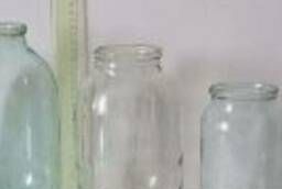 Used glass jars (3L, 2L, 1L, 0.5L, 0.25L)