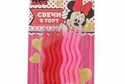 Candle in the cake Disney 8 pcs Happy birthday, Minnie Mouse