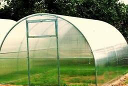 Arch-type greenhouses made of polycarbonate