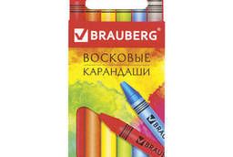 Восковые карандаши Brauberg Академия, Набор 6 цветов. ..