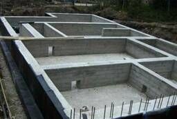 Заливка фундамента дома - Цена бетонных работ