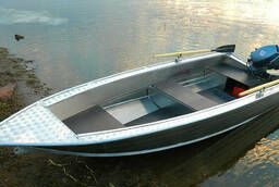 Aluminum motor boat Wyatboat 390У from the manufacturer