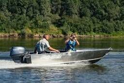Aluminum motor rowing boat Bester-390