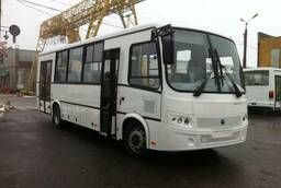 Bus with gas engine CNG methane PAZ 320414-14 Vector