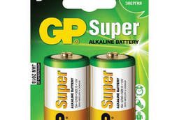 Батарейки GP Super, D (LR20, 13 А), алкалиновые, комплект. ..