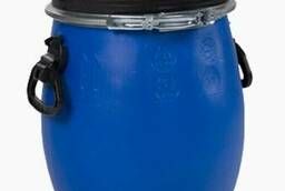 Barrel Plastic container with a lid on a hoop 30 liters