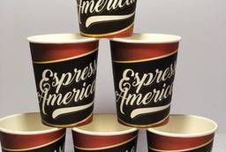 Бумажный стакан для горяч. напитков Espresso Amerikano. ..