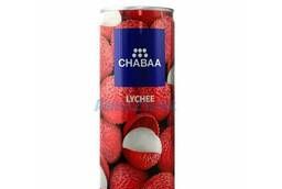Chabaa Напиток с соком Личи 0, 230 мл ж/б 1/24