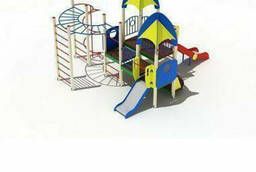Деревянный детский игровой комплекс Космопорт 1401