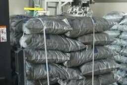 Packaged bituminous coal of grade D in bags of 25 kg
