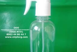 Bottle 0.25 PET with trigger spray dispenser, white