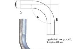 Silencer pipe bend (d50 pipe, angle 90)