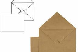 C6 envelopes (114x162 mm) Craft, glue, 90 g  m2, Set. ..