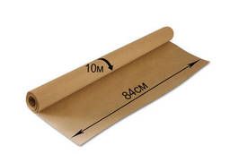 Kraft paper roll, 840 mm x 10 m, density 78 g  m2. ..