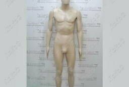 Манекен мужской, телесный, без лица, 185, 96-68-96, MMn-02