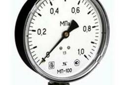Pressure gauge showing MP-100, Pressure gauge MP 100
