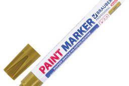 Маркер-краска лаковый (paint marker) 4 мм, Золотой. ..