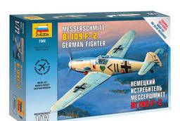 Model for assembly Airplane Fighter German BF-109 F2. ..