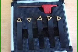 Набор токарных резцов со сменными пластинами сечением 12 мм
