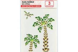 Pre-made stickers of Palm trees, 3 decorative ..