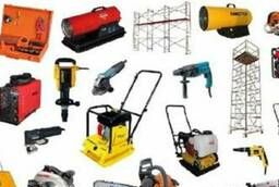 Напрокат строительные инструменты для ремонта и отделки