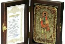 Table icon Holy Martyr Valery of Sevastia on. ..