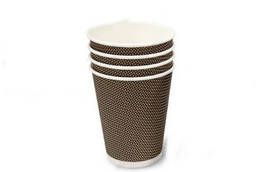 Одноразовые стаканчики для кофе чая «brown» cup 3d 450
