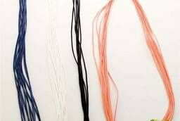 Necklace textile multi-row multifila 4 colors. ..