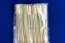 Палочки пика для канапе -шампур бамбуковая «Гольф» длина 15 см ( 100 шт ) 1/30