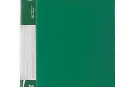 Папка 20 вкладышей Brauberg стандарт, зеленая, 0, 6 мм. ..