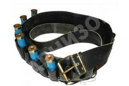 Open cartridge belt for leatherette with leather (KMF. ..