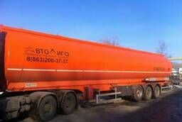 Semi-trailer for transportation of light oil products 50 m3