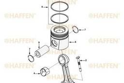 Piston assembly (piston, set of piston rings ...