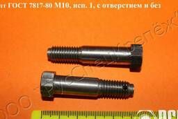 Fitting bolt in accordance with GOST 7817-80, crane bolt