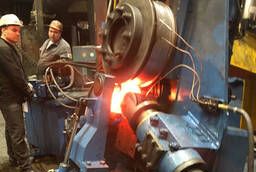Rolling out of the bearing cage with a ring rolling mill