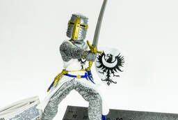 Рыцарь белый с мечом, игровая коллекционная фигурка Papo, арт. 39946