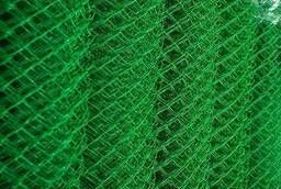 Сетка рабица полимерная (зеленая) h1, 5м