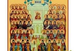 Собор всех святых, в земле Воронежской просиявших, икона. ..