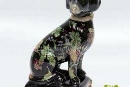 Статуэтка Собака. Коллекция Цветущая ночь. Высота 20 см