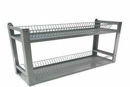 Dish rack ST-2 (hinged for plates) 2 shelves. ..