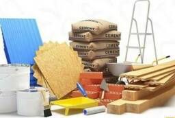 Building materials, supply of objects