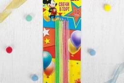 Candle in the cake Disney Candles in the cake, Mickey Mouse, 10 pcs