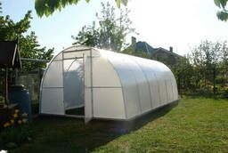 Greenhouses made of cellular polycarbonate