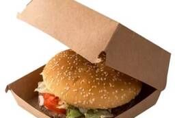 Упаковка для гамбургеров бумажная
