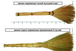 Sorghum broom from the Voronezh region Sorghum broom transfer