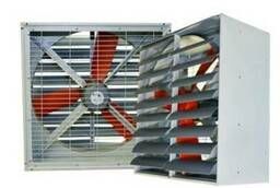 Window exhaust fan for cowsheds, pigsties, poultry houses